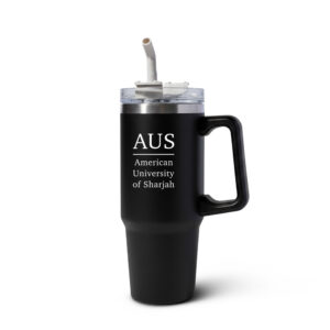 Tumbler with Straw and AUS LOGO