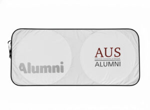 AUS Alumni White Car Sunshade